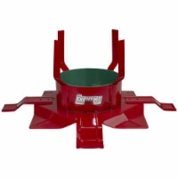Northlight 20  Cherry Red and Green Round Outdoor Christmas Tree Stand