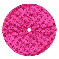 Northlight 20 Pink Sequin Snowflake Mini Christmas Tree Skirt