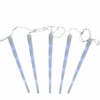 Northlight Set of 5 Color Changing Snowfall Christmas Light Tubes 19.5