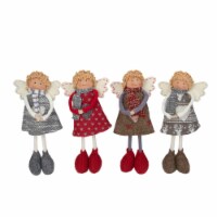 Northlight Set of 4 Standing Angel Sisters Christmas Decor 9
