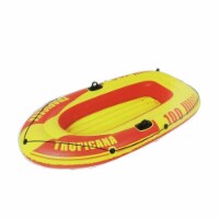 NorthLight Tropicana 100 Inflatable Single Person Boat- Red & Yellow - 72 in.
