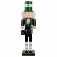 Nutcracker Factory 14 Green Luck of the Irish Leprechaun Wooden Christmas Nutcracker