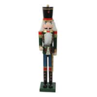 Northlight 36.75  Green and Black Christmas Nutcracker Soldier with Sword