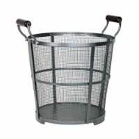 Panacea Log Bin Antique Iron Perspective: Main