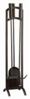 Open Hearth by Panacea 4-Piece Black Fireplace Toolset Perspective: Main
