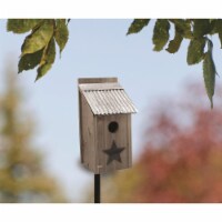 Panacea Rustic Farmhouse Bluebird House - Brown