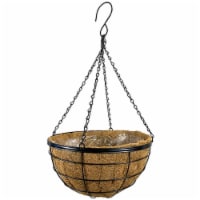 Panacea Products Modern Farmhouse Hanging Basket - Black