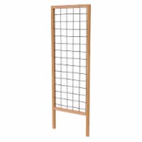 Panacea Wood Frame Wire Grid Trellis Perspective: Main