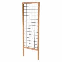 Panacea Wood Frame Wire Grid Trellis Perspective: Main