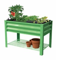 Panacea Products 32 in. H x 46 in. W x 24 in. D Steel Raised Garden Bed Green - Total Qty: 1