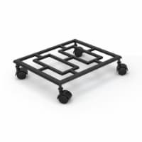 Panacea Contemporary Plant Caddy - Black Perspective: Main