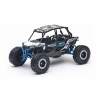 New-Ray NEW57976A Polaris RZR XP 4 Turbo EPS Rock Crawler ATV Model Car - White Lightning
