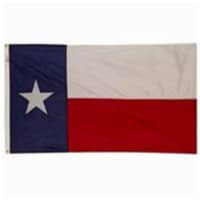 Valley Forge Texas Flag 36 in. H x 60 in. W - Total Qty: 1 Perspective: Main