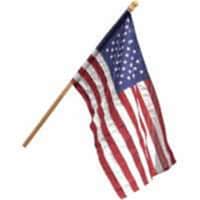 Valley Forge Flag 3426129 Wood Pole Kit With Poly Flag Perspective: Main