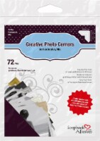 Scrapbook Adhesives Paper Photo Corners Self-Adhesive 72/Pkg-.5  Variety Pack