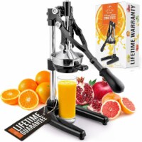 Zulay Kitchen Heavy Duty Citrus Juicer - Extra Tall Black