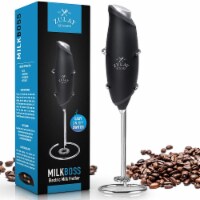 Zulay Kitchen One Touch Milk Frother - Black