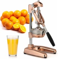 Zulay Kitchen Premium Citrus Juicer - Extra Tall Rose Gold Finish