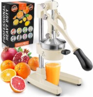 Zulay Kitchen Heavy Duty Citrus Juicer - Cream