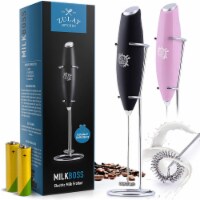 Zulay Double Whisk Milk Frother Handheld - Blizzard White, 1 - Kroger