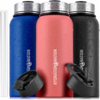 Zulay Kitchen Hydration Nation Thermo Stainless Insulated Water Bottle - Peach