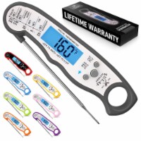 Zulay Kitchen Digital Meat Thermometer - Charcoal