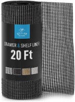 Zulay Kitchen Drawer & Shelf Liner - Black