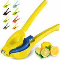 Zulay Kitchen Lemon Lime Squeezer - Aspen Gold & Princess Blue