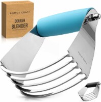Simple Craft Pastry Dough Cutter with Comfortable Grip Handle - Blue