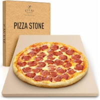 Zulay Kitchen Large Pizza Stone for Oven (15x12 inch)
