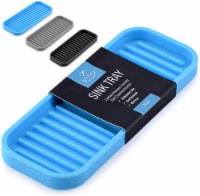 Zulay Kitchen Silicone Multipurpose Tray Holder - Blue