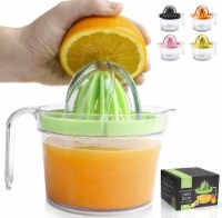 Zulay Kitchen Citrus Juicer Reamer (17oz Capacity) - Green