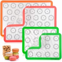 Zulay Kitchen Macaron Silicone Baking Mats With Pre-printed Template Design  - Red, 4 - Kroger