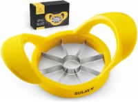 Zulay Kitchen Apple Corer and Slicer With 8 Sharp Blades - Yellow