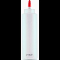 Zulay Kitchen Plastic Condiment Squeeze Bottle with Caps 17 oz - 1 Pack