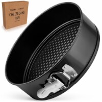 Zulay Kitchen Cheesecake Pan - Springform Pan with Safe Non-Stick Coating -  7 inch Black, 1 - Gerbes Super Markets