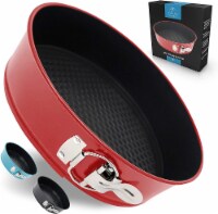 Zulay Kitchen Cheesecake Pan - Springform Pan with Safe Non-Stick Coating - 9 inch Red