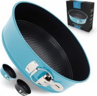 Zulay Kitchen Cheesecake Pan - Springform Pan with Safe Non-Stick Coating - 9 inch Light Blue