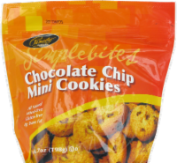 Pamela's Simple Bites Chocolate Chip Mini Cookies Perspective: Main
