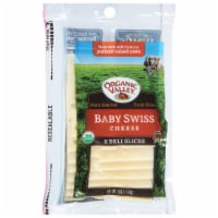 Organic Valley® Baby Swiss Sliced Cheese Perspective: Main