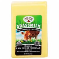 Organic Valley® Grassmilk® Raw Sharp Cheddar Cheese Perspective: Main