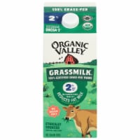 Organic Valley® Grassmilk® Grassfed 2% Reduced Fat Milk Half Gallon Perspective: Main