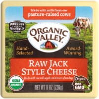 Organic Valley Raw Jack Style Cheese Perspective: Main