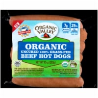 Organic Valley® Organic Uncured Beef Hot Dogs Perspective: Main