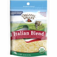 Organic Valley Finely Shredded Italian Blend Cheese Perspective: Main