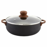 IMUSA Stone Caldero Pot With Lid - Black