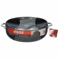 Imusa® Hammered Cast Aluminum Nonstick Caldero - Black Perspective: Main