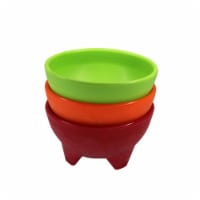 IMUSA Salsa Dish - Red/Yellow/Green Perspective: Main