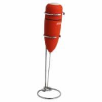 Imusa Milk Frother with Stand - Orange Perspective: Main