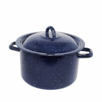 Imusa® Enamel Stock Pot with Lid - Blue Perspective: Main